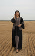 Hooriya Embroidered Black Abaya