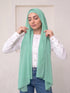 Built-in Magnet Hijab - Aquamarine