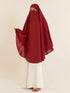 Khimar Hijab - Maroon