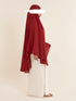Khimar Hijab - Maroon