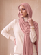 Organic Bamboo Jersey Hijab - Blush Pink