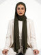 Ribbed Jersey Hijabs - Olive
