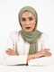 Ribbed Jersey Hijabs - Light Olive