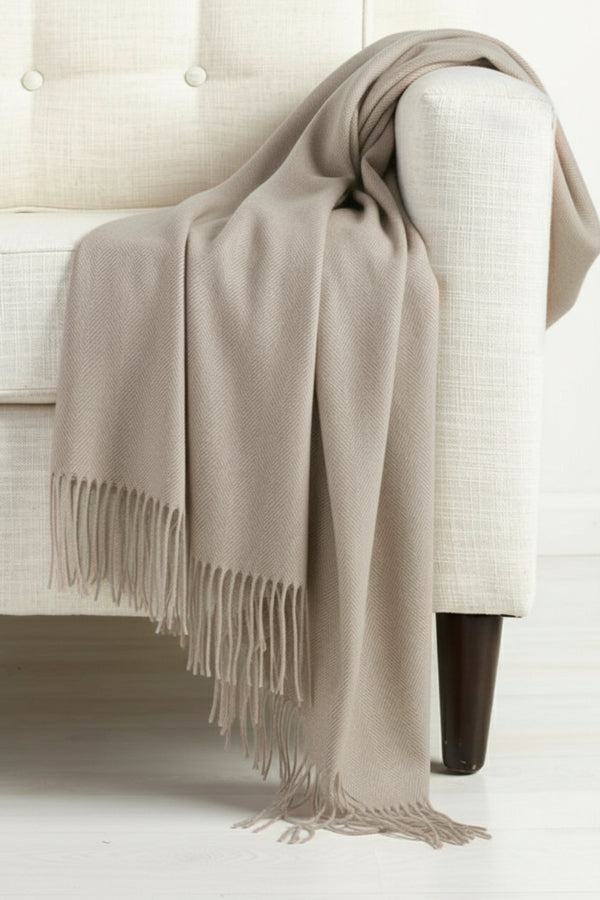 حجاب كشمير سادة - سمرة صيفية