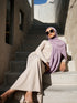 Marble Cotton Hijabs - Lilac