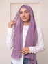 Built-in Magnet Hijab - Mauve
