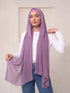 Built-in Magnet Hijab - Mauve