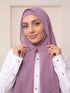 Built-in Magnet Hijab - Mauve