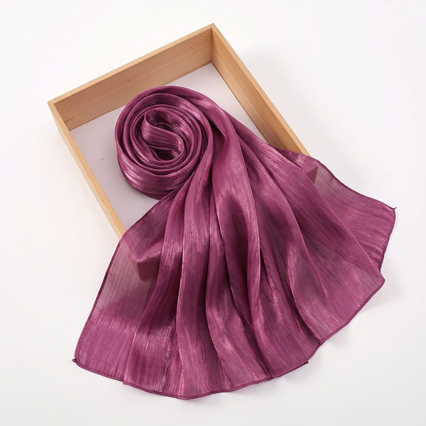 Aura Silky Organza Hijab - Magenta