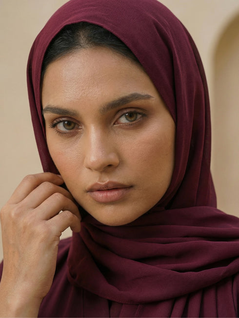 Front Open Georgette Abaya