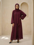 Front Open Georgette Abaya