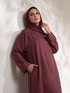 Classic Maroon Core Abaya