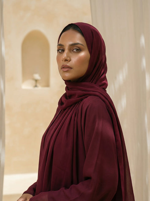 Front Open Georgette Abaya with inner