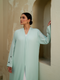 PALE MINT GEORGETTE ABAYA