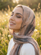 Mocha Mirage Printed Modal Hijab