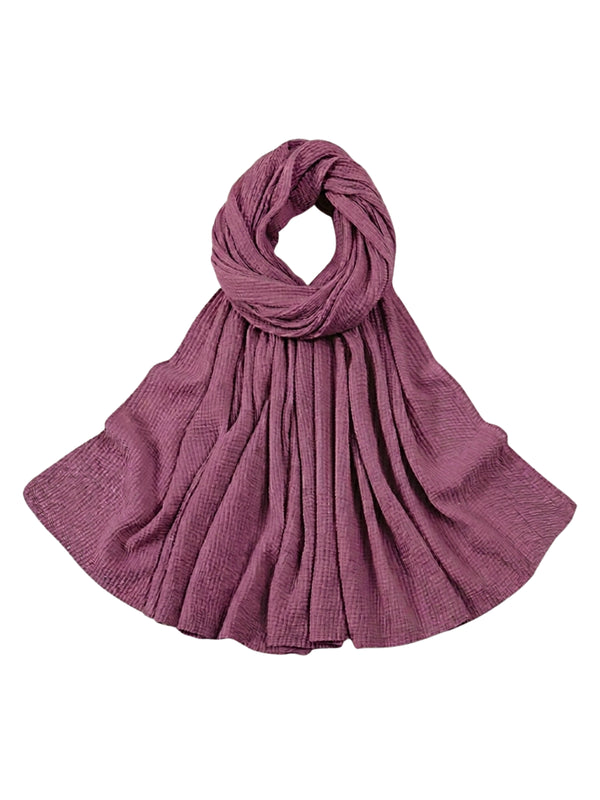 Marble Cotton Hijabs - Mulberry