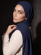 Noura Jersey Hijab - Navy Blue