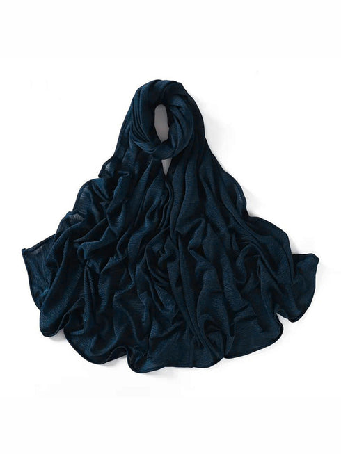 Luxe Jersey Hijabs - Navy Blue