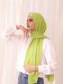 Chiffon Bubble - Lime Green