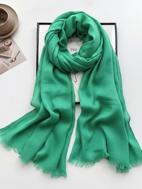 Cozy Cotton Hijabs - Ocean Green