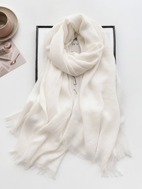 Cozy Cotton Hijabs - Off White