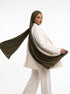 Ribbed Jersey Hijabs - Light Olive