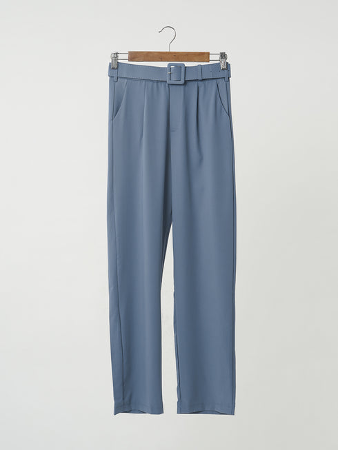 Formal Pant with Belt - Denim