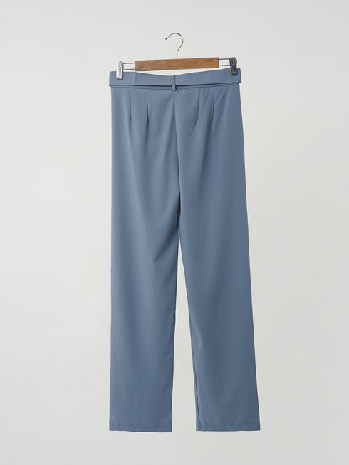Formal Pant with Belt - Denim