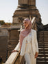 Solène Silk Hijab - Pale Pink