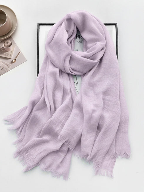 Cozy Cotton Hijabs - Pale Purple