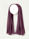 Tie & Dye Printed Hijab - Plum Purple