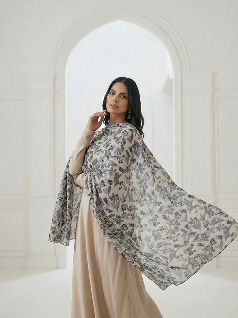 شال كشمير مطبوع - 01