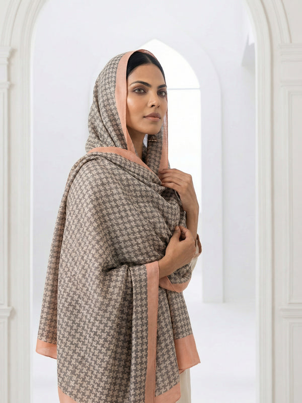 شال كشمير مطبوع - 01