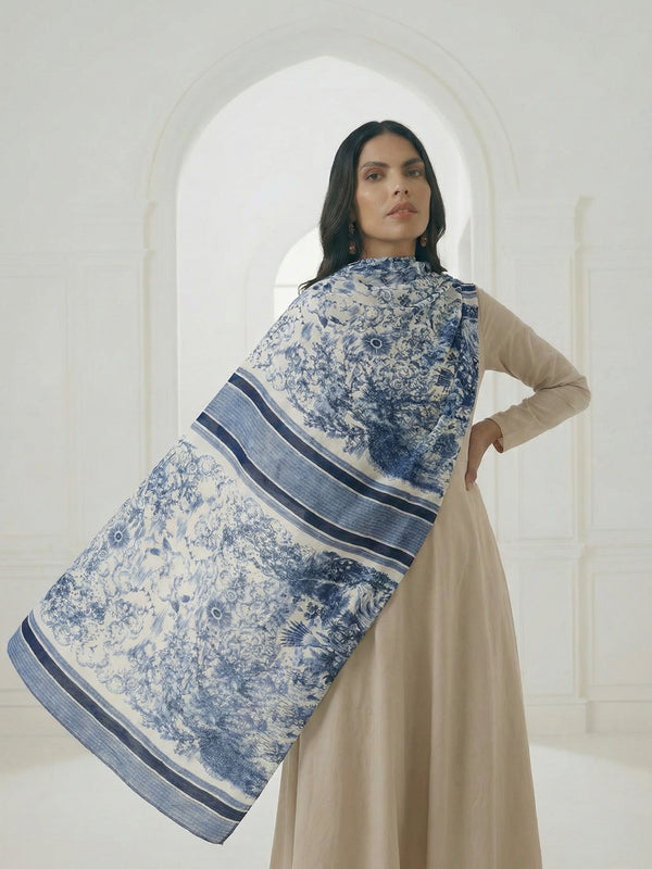 شال كشمير مطبوع - 01