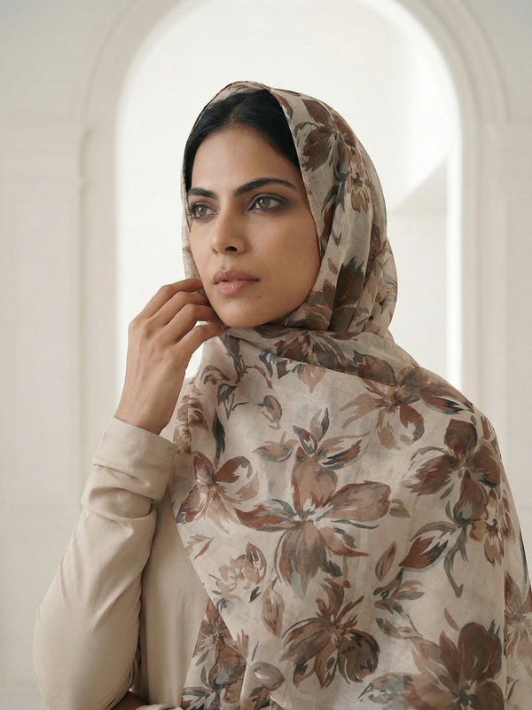 شال كشمير مطبوع - 01