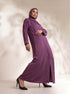 Plum Quiet Core Abaya