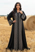 Raniah Embroidered Black Abaya