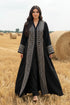 Raniah Embroidered Black Abaya