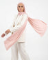 Ribbed Jersey Hijabs - Rose