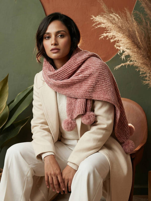 Snuggle-soft Muffler - Blush Pink
