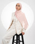 Ribbed Jersey Hijabs - Rose