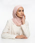 Ribbed Jersey Hijabs - Rose