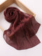 Verona Shimmer Organza Hijab - Garnet