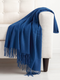 Plain Cashmere Scarves - Royal Blue