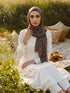Safari Noir Printed Modal Hijab