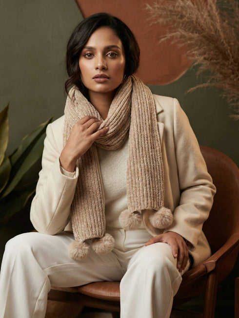 Snuggle-soft Muffler - Sand