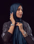 Satin Silk - Navy