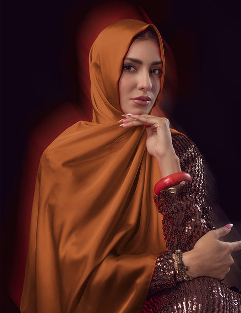 Satin Silk - Rust