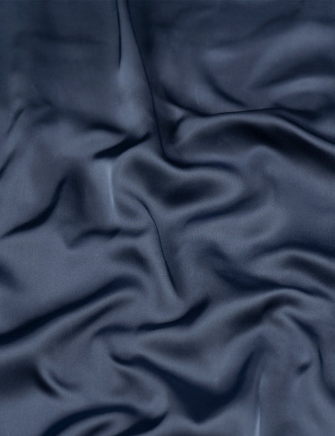 Satin Silk - Denim