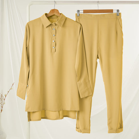 Seminal Co-Ord Sets - Mustard